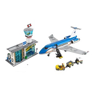 لگو سیتی فرودگاه و هواپیما 718 قطعه مدل Lego Airport Passenger Terminal City A19052_اسباب بازی