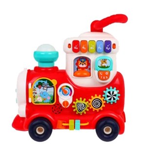 اسباب بازی واکر چندکاره موزیکال طرح قطار هولی تویز مدل Hola Toys E8990