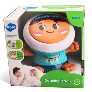 اسباب بازی طبل موزیکال شارژی طرح سرخ پوست هولی تویز مدل Hola Toys E9999C