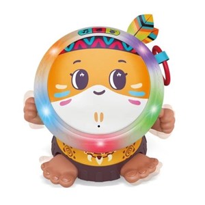 اسباب بازی طبل موزیکال شارژی طرح سرخ پوست هولی تویز مدل Hola Toys E9999C