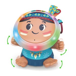 اسباب بازی طبل موزیکال شارژی طرح سرخ پوست هولی تویز مدل Hola Toys E9999C
