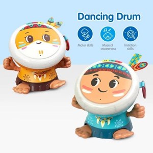اسباب بازی طبل موزیکال شارژی طرح سرخ پوست هولی تویز مدل Hola Toys E9999C