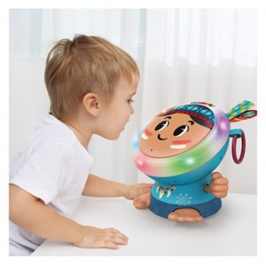 اسباب بازی طبل موزیکال شارژی طرح سرخ پوست هولی تویز مدل Hola Toys E9999C