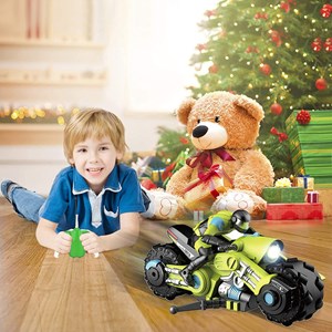 اسباب بازی موتور کنترلی شارژی رنگ سبز ابعاد 1:10 مدل DRIFT MOTORBIKE_اسباب بازی