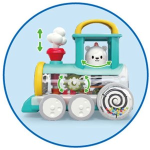 قطار چرخ دنده هولی تویز مدل Hola Toys E7995_اسباب بازی