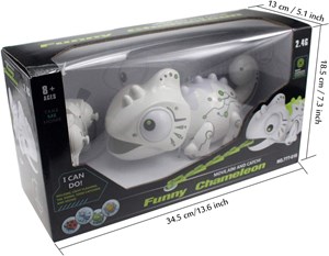 ربات اسباب بازی آفتاب پرست کنترلی مدل Tipmant RC Chameleon Remote Control Animal Toy