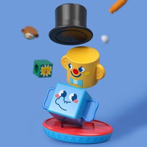 اسباب بازی برج تعادلی مگنتی هولی تویز مدل Hola Toys E7981