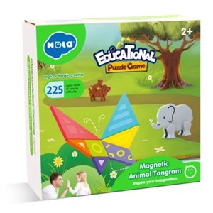 پازل مگنتی حیوانات هولی تویز مدل Hola Toys E7982_اسباب بازی