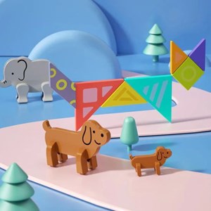 پازل مگنتی حیوانات هولی تویز مدل Hola Toys E7982_اسباب بازی