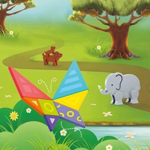 پازل مگنتی حیوانات هولی تویز مدل Hola Toys E7982_اسباب بازی