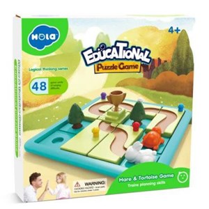 پازل خرگوش و لاک پشت هولی تویز مدل Hola Toys E7987_اسباب بازی