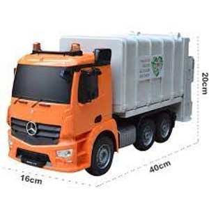  ماشین کنترلی کامیون حمل زباله مقیاس 1:20 دبل ای مدل 003-560 Double EE_اسباب بازی
