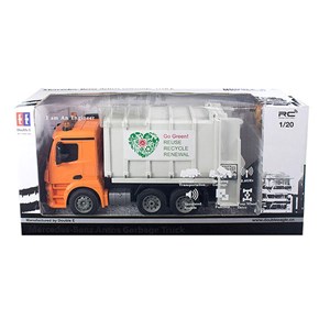 ماشین کنترلی کامیون حمل زباله مقیاس 1:20 دبل ای مدل 003-560 Double EE_اسباب بازی