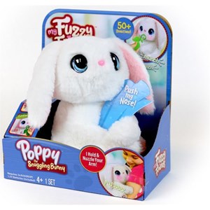 عروسک رباتیک خرگوش بغلی مدل Skyrocket - My Fuzzy Friends - Snuggling Bunny_اسباب بازی