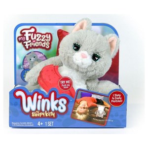 عروسک رباتیک وینکس پیشی خواب‌ آلود مدل Skyrocket - My Fuzzy Friends - Winks the Sleepy Kitty_اسباب بازی