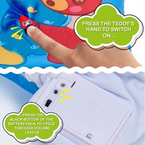 بالشتک جی جی پولیشی چراغ ‌دار و موزیکال مدل Wow! Stuff - CoComelon - Music & Light Sleep Soother_اسباب بازی