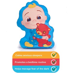 بالشتک جی جی پولیشی چراغ ‌دار و موزیکال مدل Wow! Stuff - CoComelon - Music & Light Sleep Soother_اسباب بازی