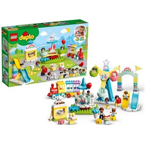 لگو دوپلو شهربازی 95 قطعه مدل Lego Duplo - Amusement Park - 10956 Building Kit_اسباب بازی