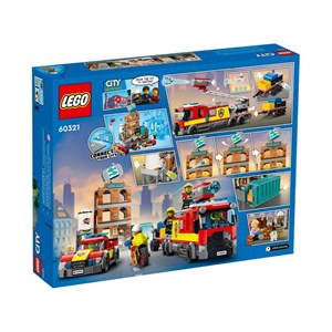 لگو سیتی عملیات آتش نشانی 766 قطعه مدل Lego City - Fire Brigade - 60321 Building Kit_اسباب بازی