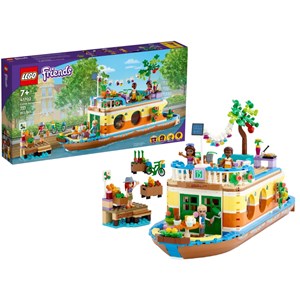 لگو فرندز خانه قایقی 737 قطعه مدل Lego Friends - Canal Houseboat - 41702 Building Kit_اسباب بازی