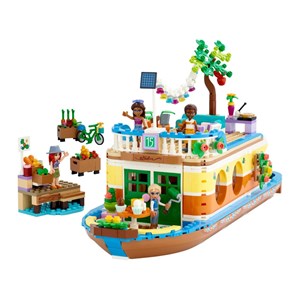 لگو فرندز خانه قایقی 737 قطعه مدل Lego Friends - Canal Houseboat - 41702 Building Kit_اسباب بازی