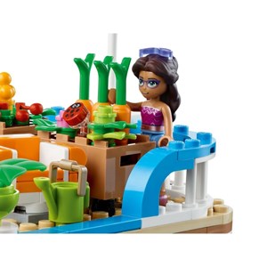 لگو فرندز خانه قایقی 737 قطعه مدل Lego Friends - Canal Houseboat - 41702 Building Kit_اسباب بازی