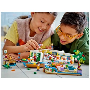 لگو فرندز خانه قایقی 737 قطعه مدل Lego Friends - Canal Houseboat - 41702 Building Kit_اسباب بازی