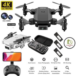 کوادکوپتر دوربین دار DRONE کد S66_اسباب بازی