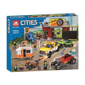لگو سیتی تعمیرگاه ماشین 939 قطعه مدل Constructor analog Lego City 60258 Tuning workshop 11535_اسباب بازی