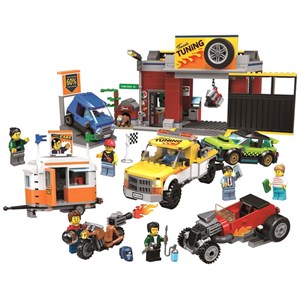 لگو سیتی تعمیرگاه ماشین 939 قطعه مدل Constructor analog Lego City 60258 Tuning workshop 11535_اسباب بازی