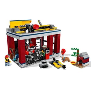 لگو سیتی تعمیرگاه ماشین 939 قطعه مدل Constructor analog Lego City 60258 Tuning workshop 11535_اسباب بازی
