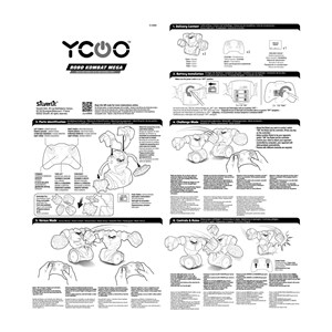 پک 2 تایی ربات های مبارز مدل SilverLit - Ycoo - Robo Kombat Mega Twin Pack_اسباب بازی