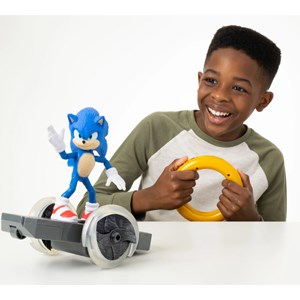 ربات اسباب بازی سونیک و اسکیت برد کنترلی مدل Jakks Pacific - Sonic - The Hedgehog 2 Speed RC_اسباب بازی