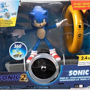 ربات اسباب بازی سونیک و اسکیت برد کنترلی مدل Jakks Pacific - Sonic - The Hedgehog 2 Speed RC_اسباب بازی