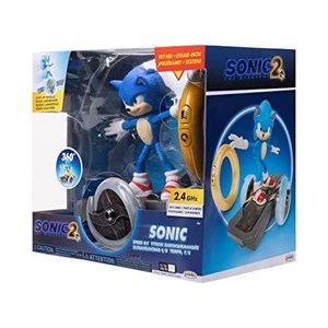 ربات اسباب بازی سونیک و اسکیت برد کنترلی مدل Jakks Pacific - Sonic - The Hedgehog 2 Speed RC_اسباب بازی