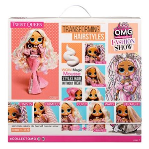عروسک ال او ال سورپرایز LOL Surprise سری OMG Fashion Show Hair Edition مدل Twist Queen_اسباب بازی