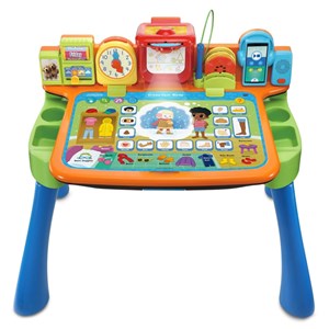 میز و صندلی 5 حالته موزیکال آبی مدل VTech - Pre School - Get Ready for School Learning Desk_اسباب بازی