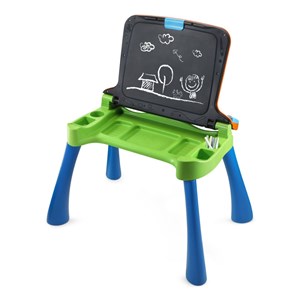 میز و صندلی 5 حالته موزیکال آبی مدل VTech - Pre School - Get Ready for School Learning Desk_اسباب بازی