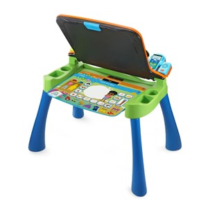 میز و صندلی 5 حالته موزیکال آبی مدل VTech - Pre School - Get Ready for School Learning Desk_اسباب بازی
