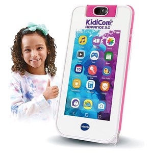 موبایل هوشمند صورتی کودک مدل Vtech - Kidi Com - Pink Advance 3.0_اسباب بازی
