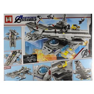 لگو مارول ناو سفینه بزرگ شیلد اونجرز 778 تکه مدل Hero Spaceship Assemblies MG306_اسباب بازی