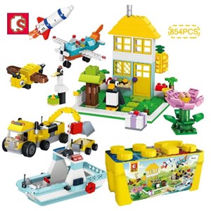 لگو کلاسیک خلاقیت 854 تکه مدل Sembo 101402 Large Creative Brick Box_اسباب بازی