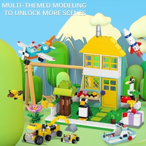 لگو کلاسیک خلاقیت 854 تکه مدل Sembo 101402 Large Creative Brick Box_اسباب بازی