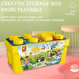 لگو کلاسیک خلاقیت 854 تکه مدل Sembo 101402 Large Creative Brick Box_اسباب بازی
