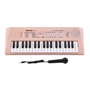 اسباب بازی کیبورد الکترونیکی میکروفون دار بزرگ بیگفان BIGFUN مدل BF-6138C_اسباب بازی