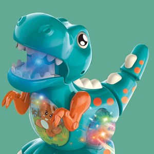 اسباب بازی موزیکال دایناسور مدل تیرانوسوروس Dinosaur Figurine Tyrannosaurus Model_اسباب بازی