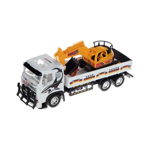 اسباب بازی کامیون حمل بیل مکانیکی درج توی Dorj Toy