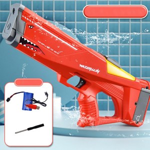 تفنگ اسباب بازی آب پاش شارژی طرح کوسه مدل Shark Electric Water Gun Automatic_اسباب بازی