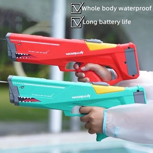 تفنگ اسباب بازی آب پاش شارژی طرح کوسه مدل Shark Electric Water Gun Automatic_اسباب بازی