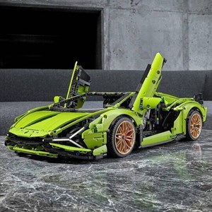 لگو تکنیک ماشین لامبورگینی سیان 3696 تکه مقیاس 1:8 مدل Technic Lamborghini Sian kk6891_اسباب بازی